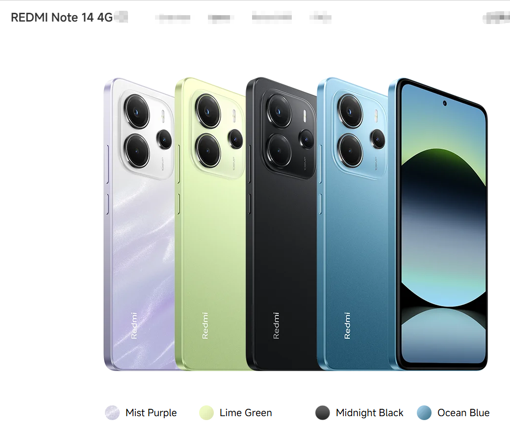 Redmi Note 14 4G/5G